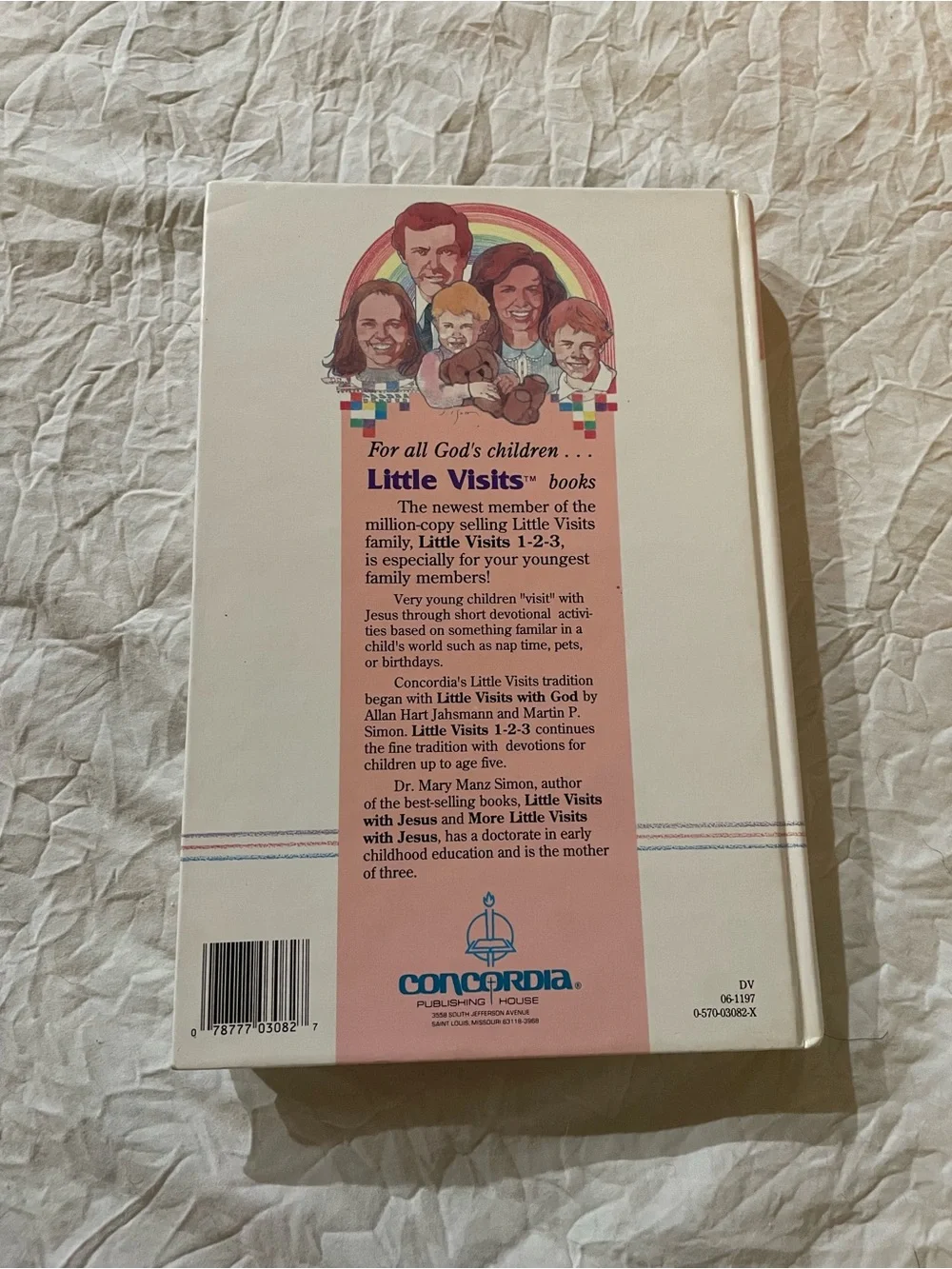 Little Visits 1-2-3 Hardcover Devotional Book by Mary Manz Simon